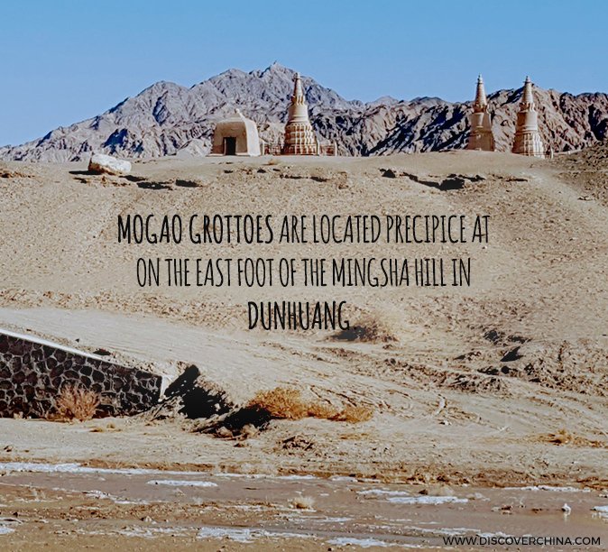 DiscoverchinaC's tweet photo. #Mogao #Grottoes are located precipice at on the #east #foot of the #Mingsha Hill in #Dunhuang. First dug in 366 A.D., #Mogao #Grottoes is one of #three noted #grottoes in #China for its #fabulous #frescos and #statues. https://t.co/3tQk52jaAo