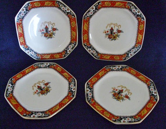 VoltInuOfflclal's tweet photo. 4 Vintage Art Deco Alfred Meakin Jamaica Pattern Octagonal Side Plates #Tableware #porcelain  #Artdeco  #Vintage #followvintage #vintagehome #gotvintage #vintageshowandsell  #shabbychic #teaparty #home #diningg #etsy #living #vintagechina  #ebay #retro https://t.co/dilxKiyoXm … https://t.co/7EFaEclY0T