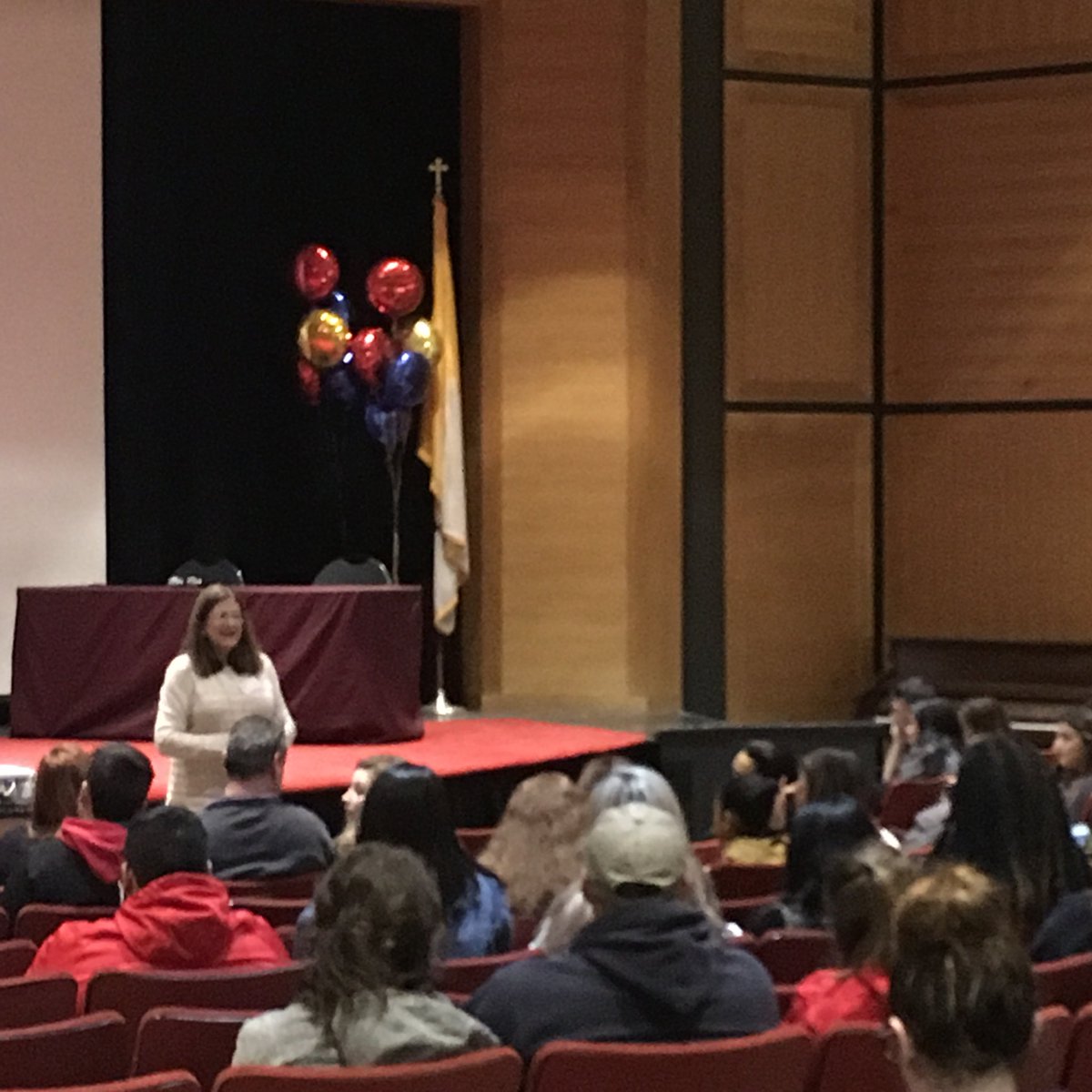 goannamaria's tweet photo. We have a RECORD number of students here to explore and learn about Anna Maria College! #AMCAccepted https://t.co/UEahjxGG0k