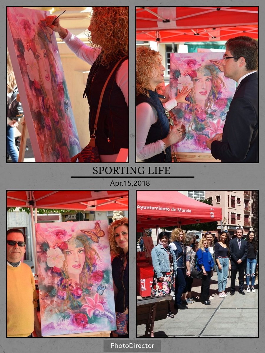 garcipintora's tweet photo. PRECIOSO evento está mañana en #SantaEulalia #14pintoras14obras que adornarán los balcones y ventanas del #palaciodesantaquiteria. #arte #painting #santigarciaartgallery #Artistasmurcianos #RRSSARTISTAS https://t.co/jy0YPiMb1S