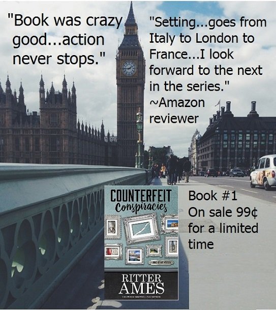 #Countdown Deal! Only 99¢! 
Book #1 in the fun, fast, Bodies of Art Mysteries...
'This author continues to produce 5-star reads' - Suspense Mag
'I highly recommend this entire series' - KingsRiverLife Mag
Or Free in Kindle Unlimited
smarturl.it/CC99 
#London #heist
...