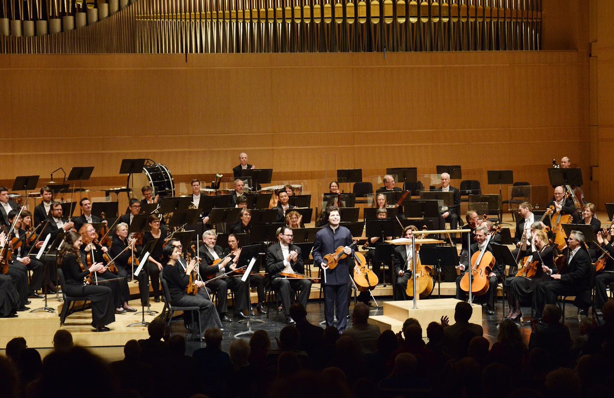 When #Stradivarius made the violin #AugustinHadelich plays in 1723, could he imagine it would be played with such artistry &amp; passion 300 years later? Mother Nature hasn’t brought us a first breath of spring, but Hadelich’s brilliant performance most certainly does. (MSO photo)