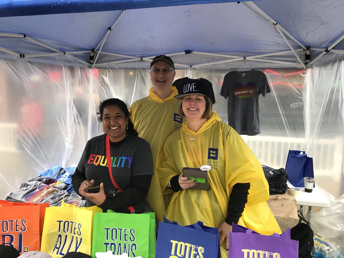 HRC joined the first ever LGBT Pride Festival in Columbus, Indiana.