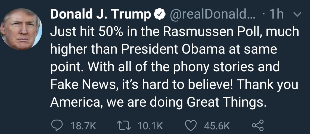 ChocoHarveyMilk's tweet photo. #FakePoll #FakePresident #FakeMission #unhingedtrump #SundayThoughts https://t.co/2yKW8rTDv3