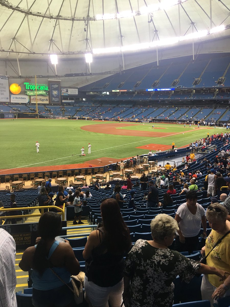 logarballer's tweet photo. @SPM385Tudor 30 minutes until first pitch #utspm385tudor #RaysUp #BeBold https://t.co/JkvLvU63TG