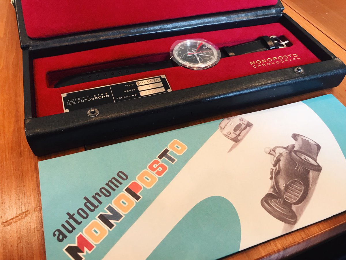 AndyMumma's tweet photo. 🏎💨 @AutodromoMedia 🏁 Monoposto Chronograph Black Dial ⏱ https://t.co/osgLtpR36k