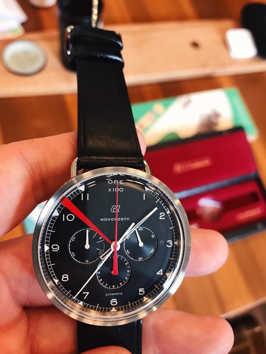 AndyMumma's tweet photo. 🏎💨 @AutodromoMedia 🏁 Monoposto Chronograph Black Dial ⏱ https://t.co/osgLtpR36k