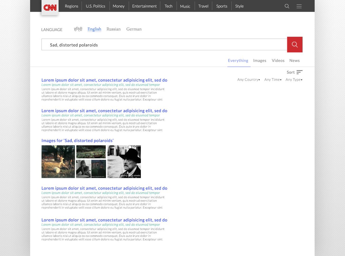 WizardBranding's tweet photo. #ThirtyUI challenge 3
@CNN search redesigned
HD: https://t.co/P6r4jO8Cud
Image credits: Alleshater
#UI #WebDesign #UIDesign #UXDesign #Designer #GraphicsDesign #WebDesigner #Creative https://t.co/8EfjbClF4a