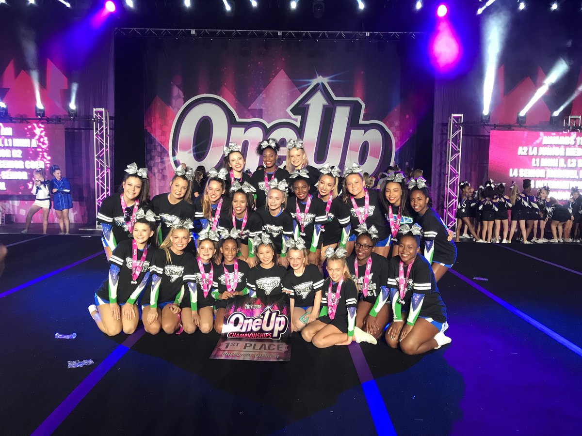 Two hit routines, and a national championship! 💙💚