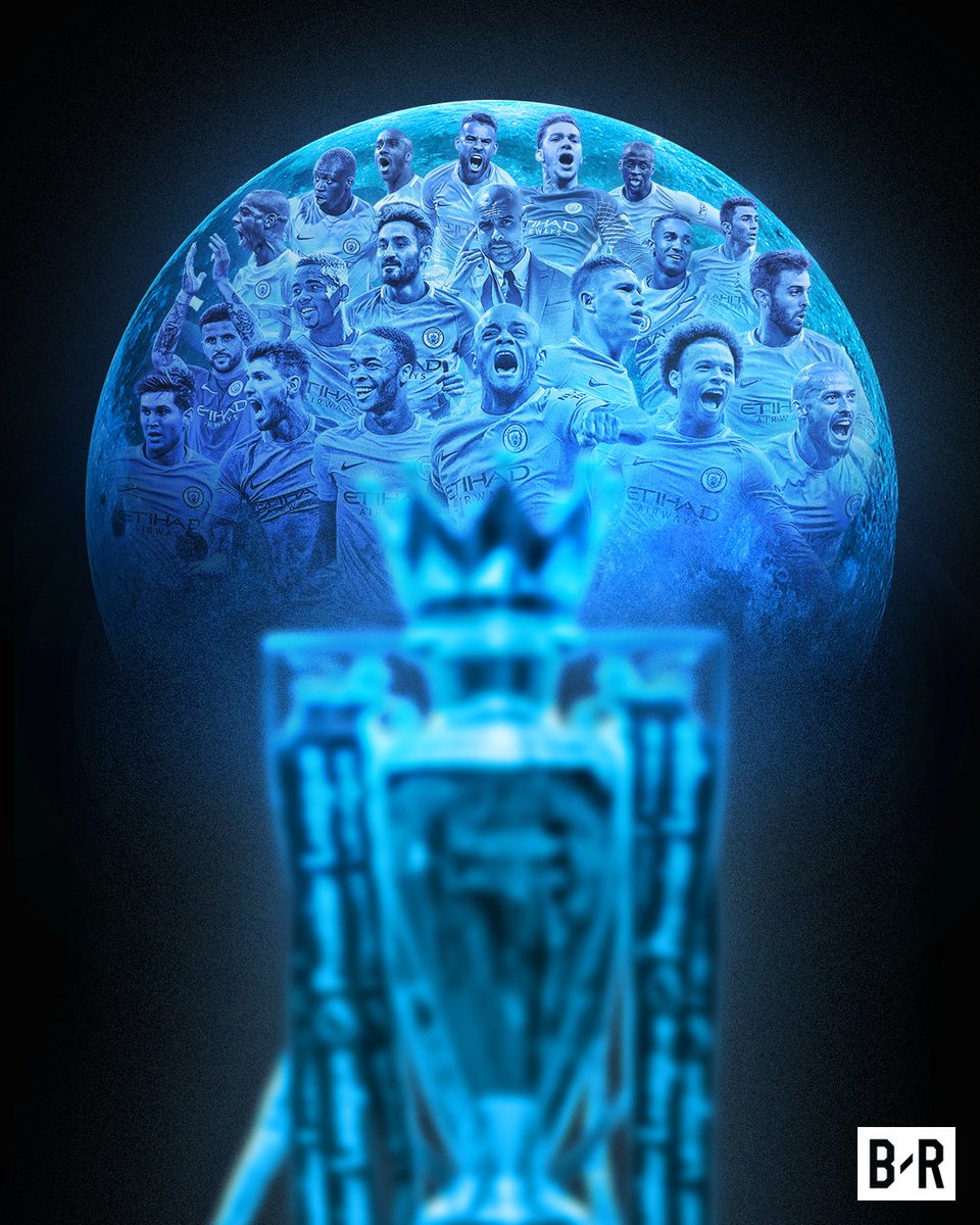 BleacherReport's tweet photo. Manchester City are your new Premier League Champions! https://t.co/SXBlIaXboe