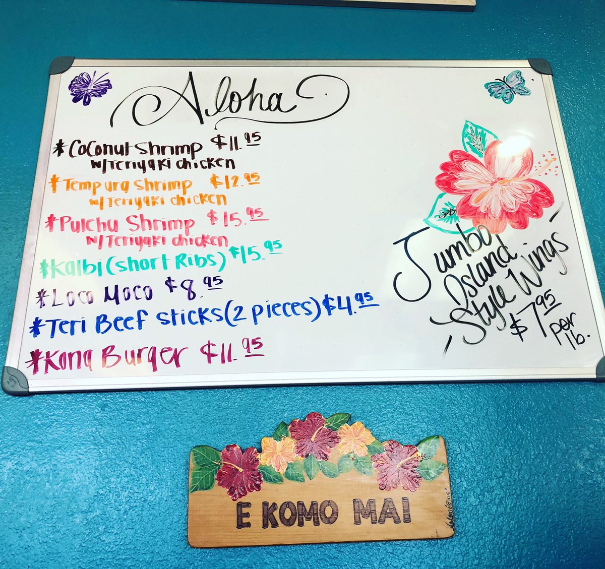 AlohaKitchenAZ's tweet photo. April 15 specials #alohakitchen #alohakitchenaz #Hawaiianfood #mesaAz #phoenixmetro #local https://t.co/jjDJVtnv4d