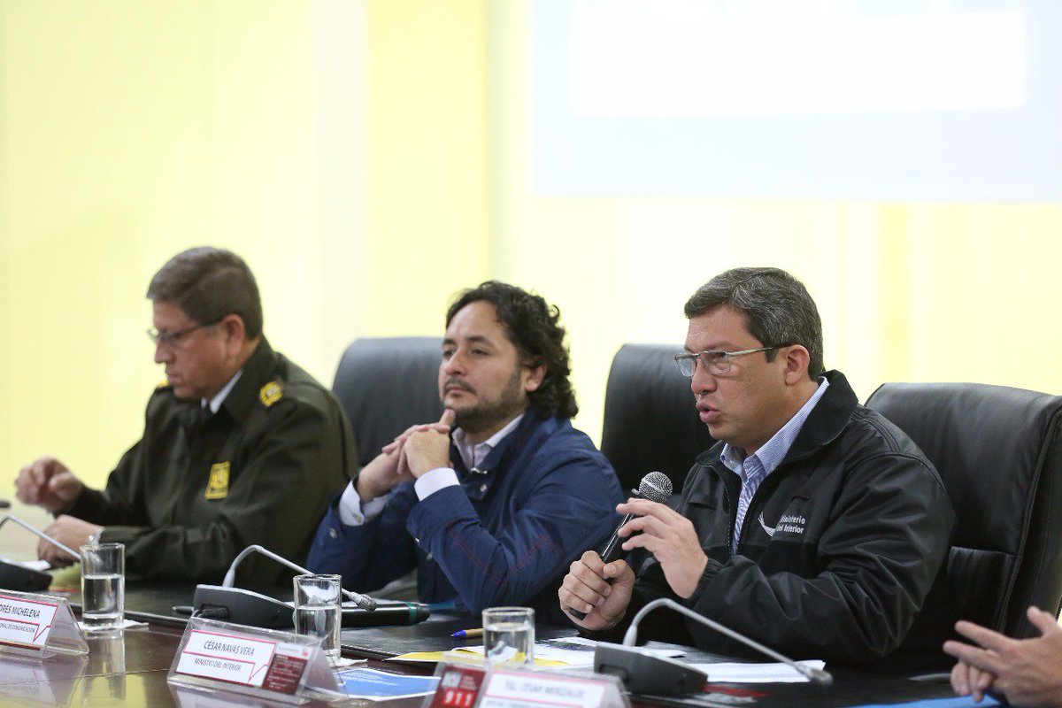 “Nueve personas están detenidas para investigación. De estas personas, ocho enfrentan procesos. De las ocho, una tiene medidas sustitutivas por estado de gestación, las otras siete están detenidas”, @navasveracesar #UnidosPorLaPaz