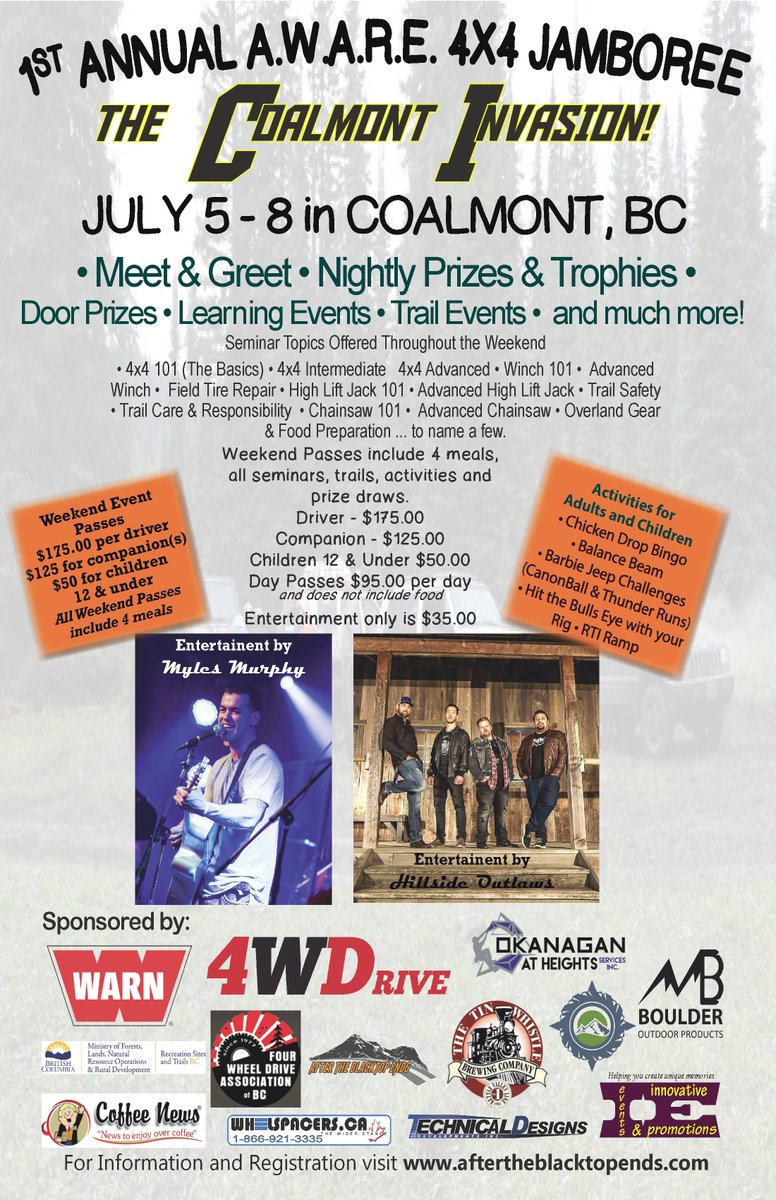 ATBE_Offroad's tweet photo. Get you tickets soon Early Bird tickets end May 15th don't miss out of a great weekend see you there tickets are sold here: https://t.co/sFAtQcwXjc https://t.co/GOigGpLBr2