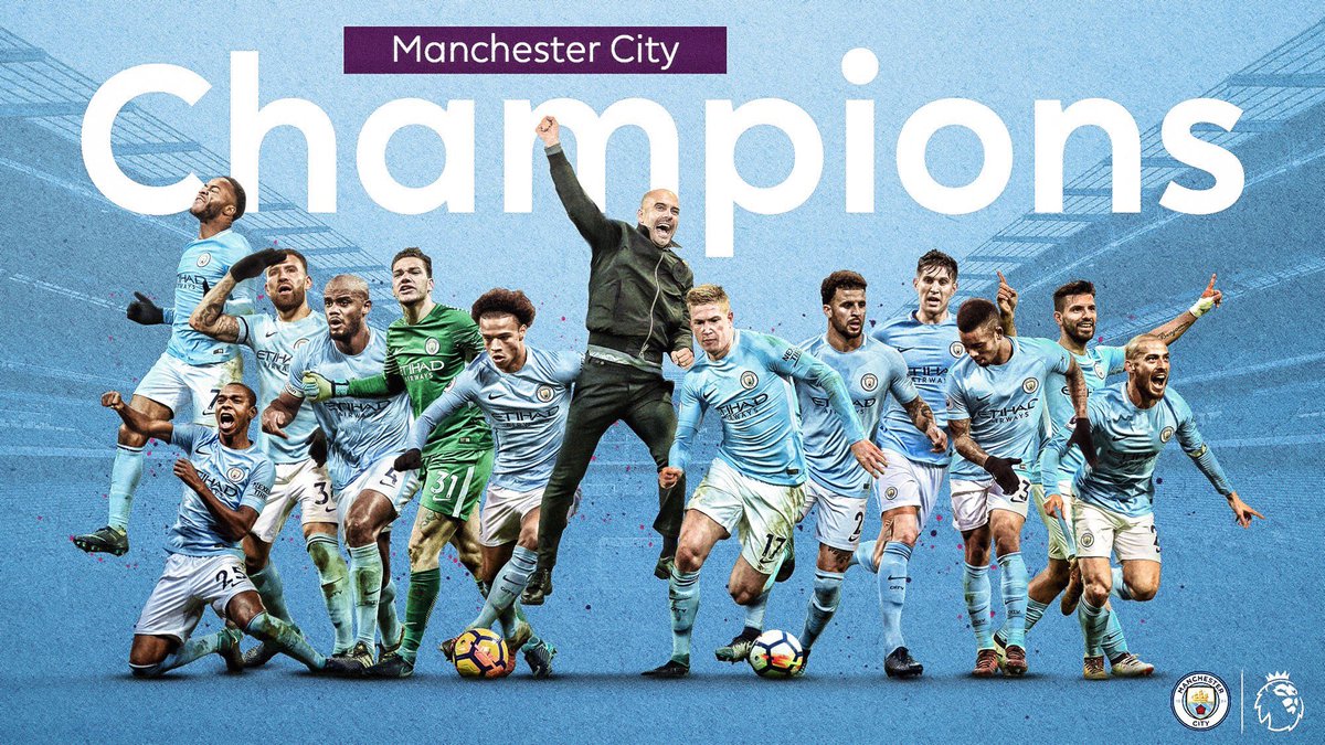 Manchester City Campeon De La Premier League 17 18 Cntsports