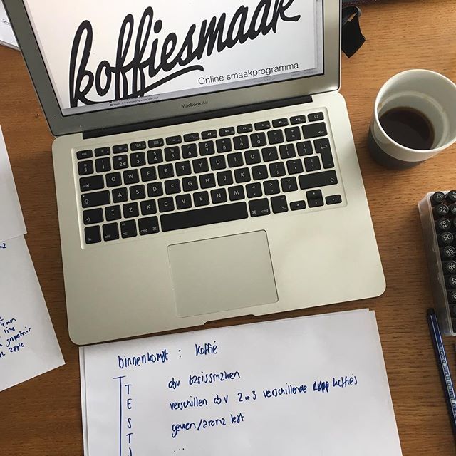 Onder het genot van een mooie fruitige koffie de workshop/ proeverij van volgende week zaterdagmiddag aan het voorbereiden. Focus op herkennen en benoemen van smaak ☕️ Mocht je (volgende week of een andere keer) mee willen doen, laat het me weten in … ift.tt/2qAWLDl