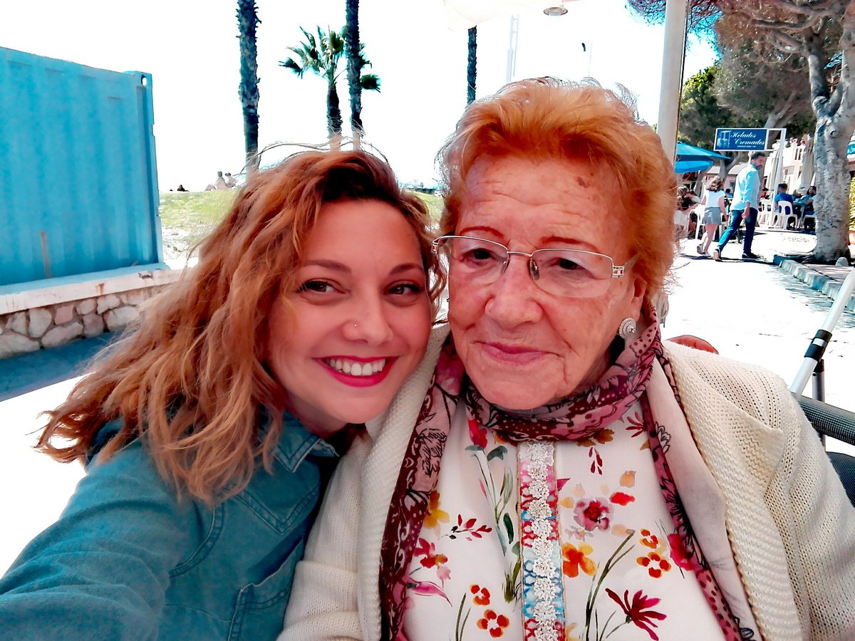 Inmitate26's tweet photo. Ella, mi abuela, 93 años, casi ná! #felicidades https://t.co/dip6dgXl8K
