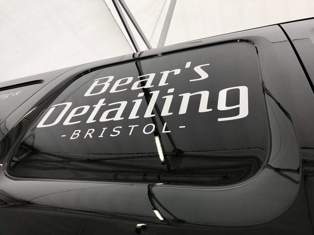 Bearsdetailing's tweet photo. Gtechniq Crystal Serum Light and Exo V3 on the van! Well it would be rude not to ππ€ #gtechniq #crystalserumlight #exov3 #cslblack #ceramiccoating #bristol https://t.co/mcUuHIct95