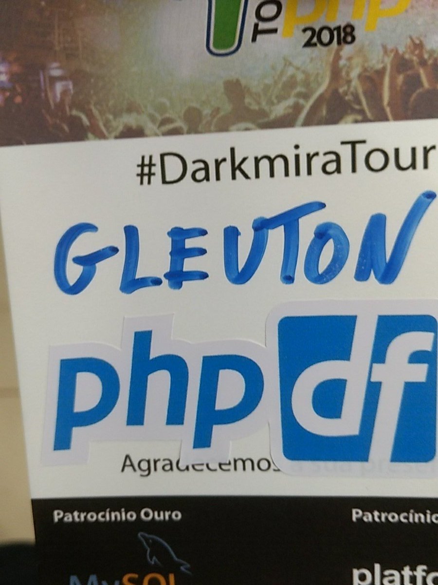 GleutonDutra's tweet image. #DarkmiraTour #phpdf