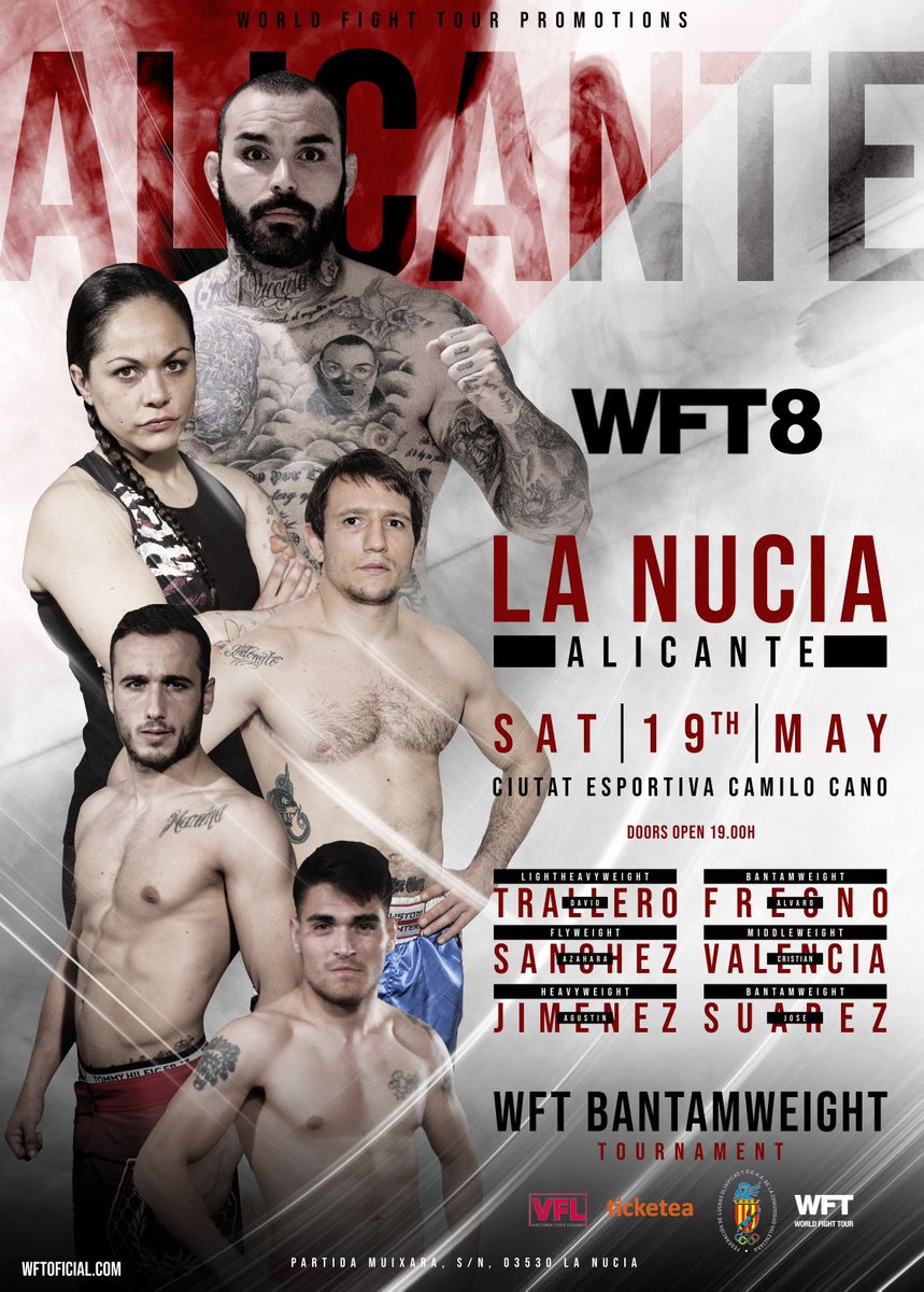 bushijesus's tweet photo. Siguen añadiendo grandes peleas en @WFTOficial  8 Javi Fuentes VS Reinaldo Teixera @JaulaMMA @combateamericas @campos_gon @eloctagonoweb @ElRincondelMMA @BeMad_TV @mediasetcom @BellatorMMA @ufc @sherdogdotcom @tapology https://t.co/LvDURfI6q2