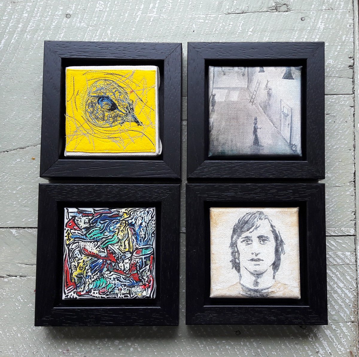 10x10artist's tweet image. De keuze van Rick Veltman van @crossmarx . Kunst van @KoningJudith, Arie Bremselaar, Mark Louisse en Erik Timmermans. Kijk voor meer inspiratie op 10x10artist.com/inspiratie/