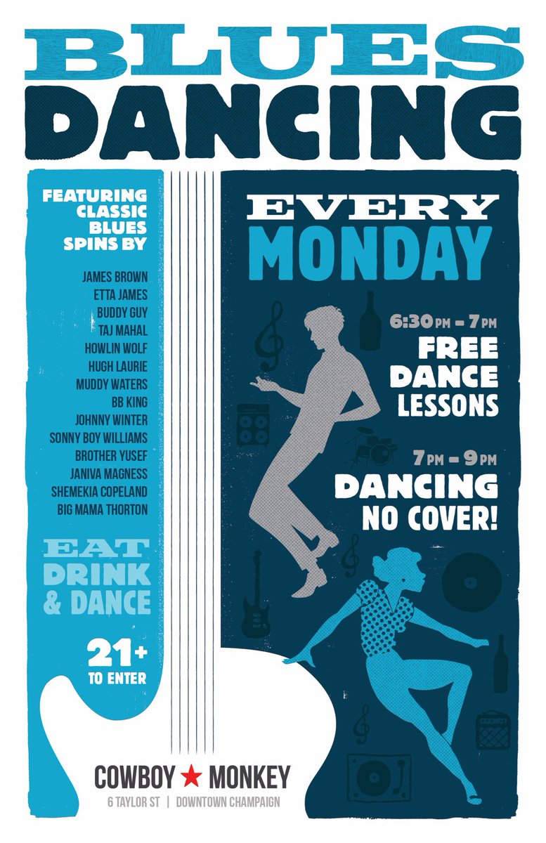 Check our Blues Night 🤗 Every Monday night!