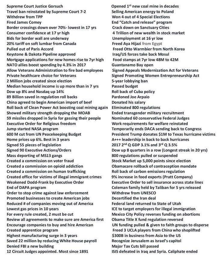 rebeccaanne3's tweet photo. @realDonaldTrump You're #amazing to have #Accomplished so much despite #Commie #Obstruction #Soros #Lobbyists #Globalists #FakeNewsMedia #Lies #ThankYou #PresidentTrump for fighting for #USA always putting #AmericaFirst #AwesomePresident Obama gave away tax $ building muslim nations that hate us. https://t.co/v6qnmMCa9G