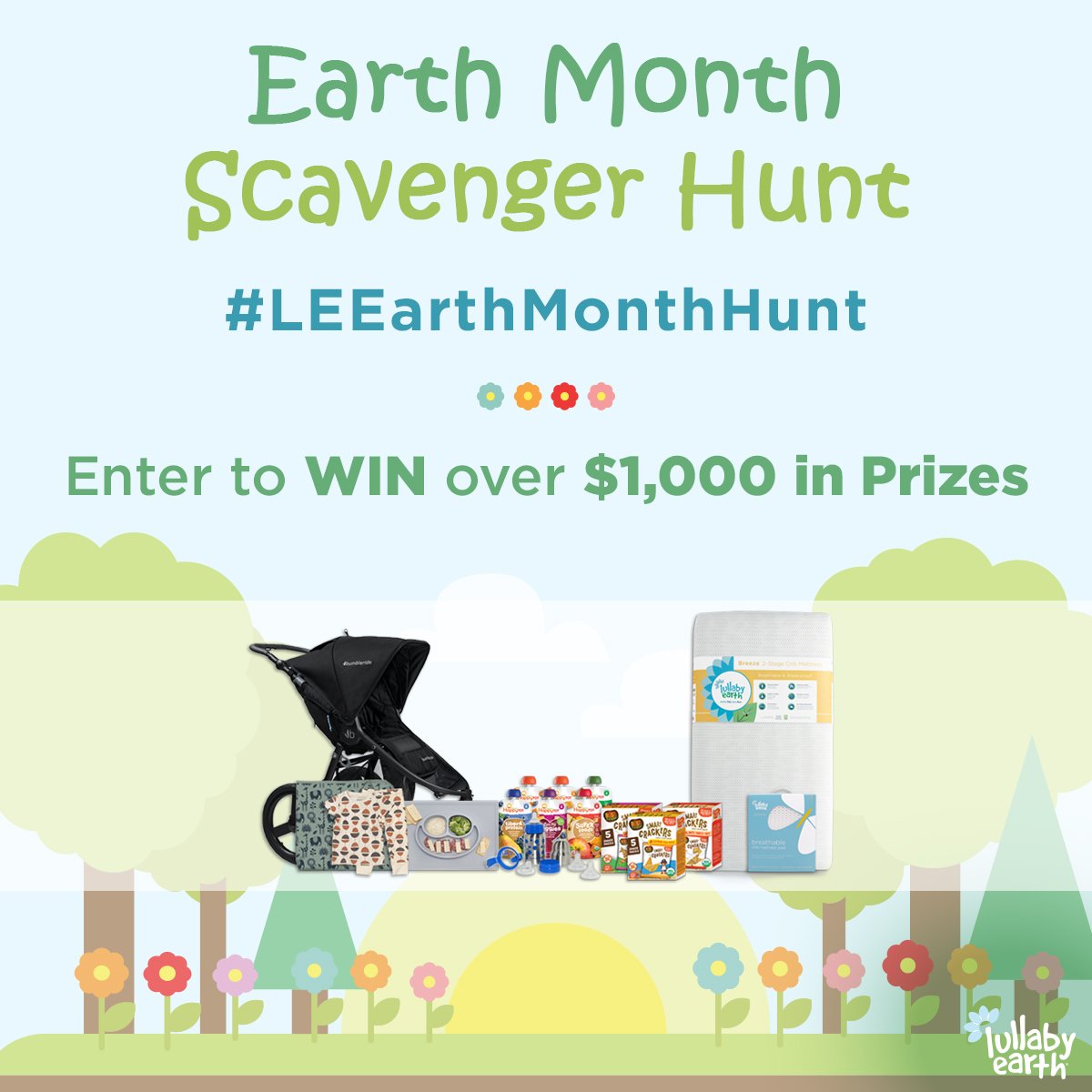 LullabyEarth's tweet photo. Our Week 2 #LEEarthMonthHunt sign up ends soon 🔎! Enter NOW to win the Week 2 Prize Bundle ✨.
1️⃣ Visit https://t.co/V4juaeQxL5 👆🏻
2️⃣ Click The Week 2 Activity Tiles ⭐️
3️⃣ Sign Up &amp; Enter to WIN 🎉
Over $1,000 in Prizes from @Bumbleride @ezpzfun @HappyFamily &amp; more! https://t.co/7YlndJEbG0