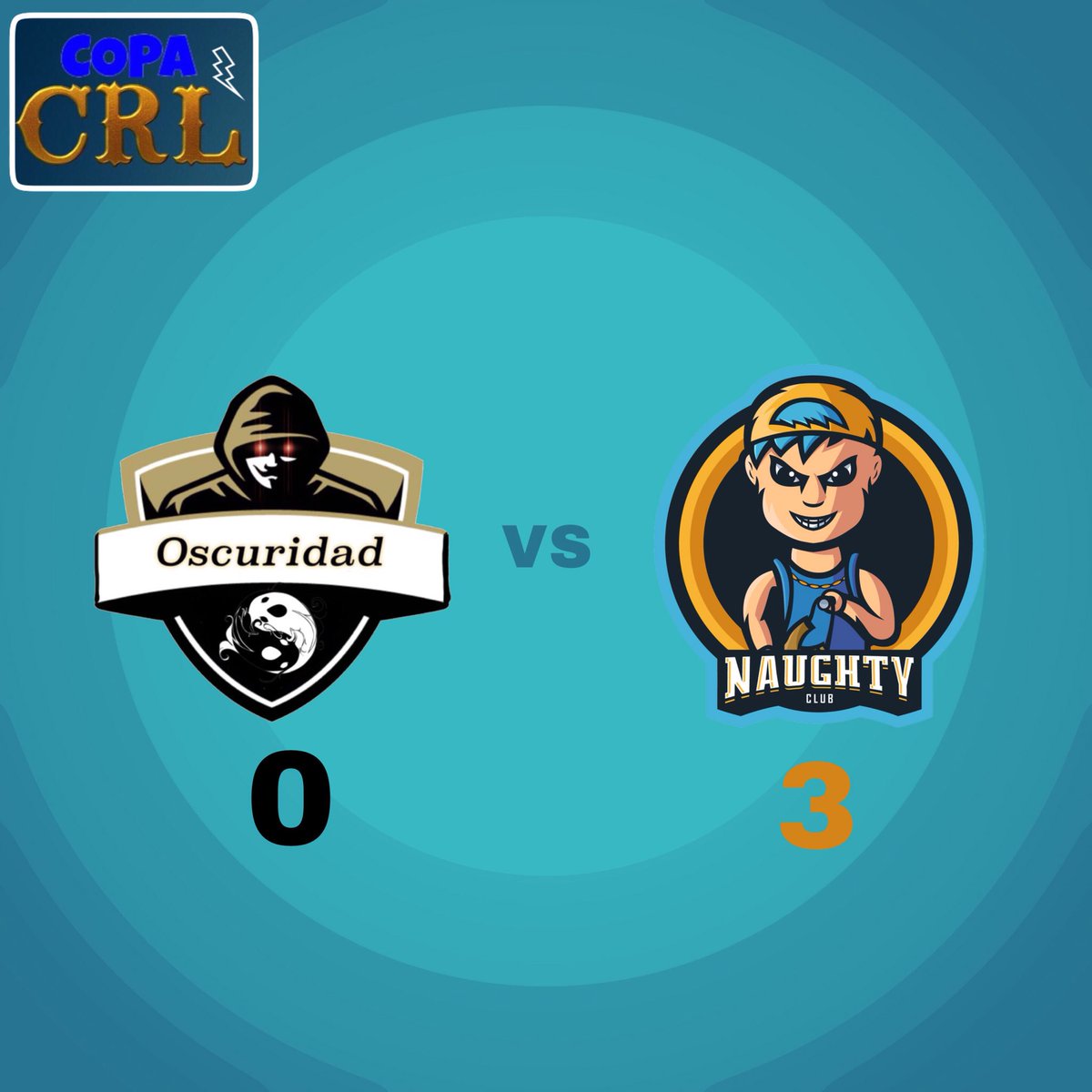 Nuestros segundos semifinalistas son @NaughtyClubGG agradecimientos a @oscuridadteam por su participación.