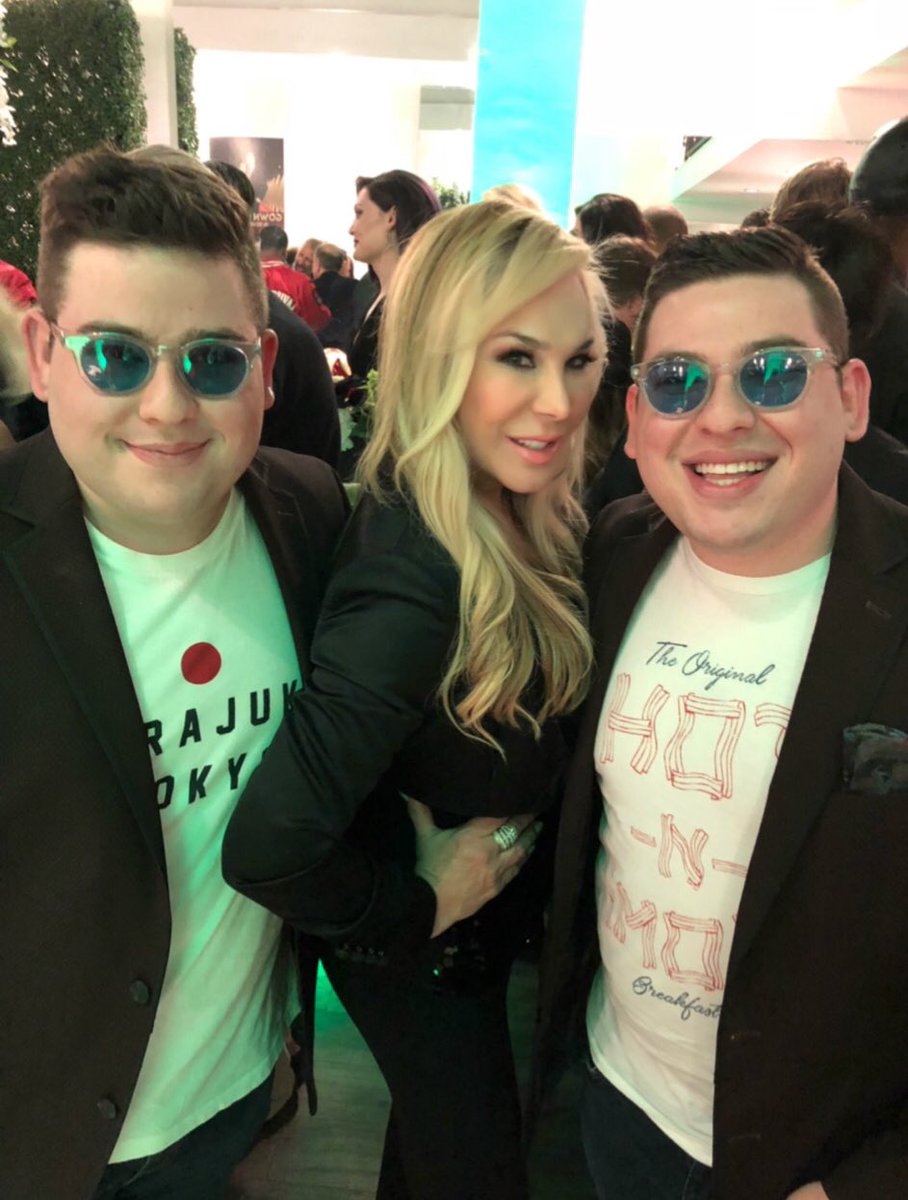 AdrienneMaloof's tweet photo. Last night at the #fashion88 launch with my favorite new @Bravotv stars 🌟 #comingsoon https://t.co/exU7aqR0Gt