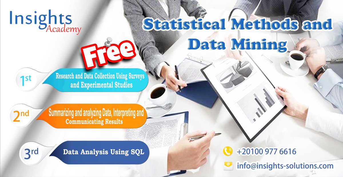 Insights_Solns's tweet photo. Statistical Methods and Data Mining
Orientation Day
24/4/2018
#İnsights_Solutions #InsightsAcademy
#Business
#Consultations
#go_ahead
#development
#Your_Shift_Gate
#Training_courses
#Develop_your_life
#Develop_your_business
For more details:
https://t.co/YQQQ3ycEk3 https://t.co/xcyvdj8VcV