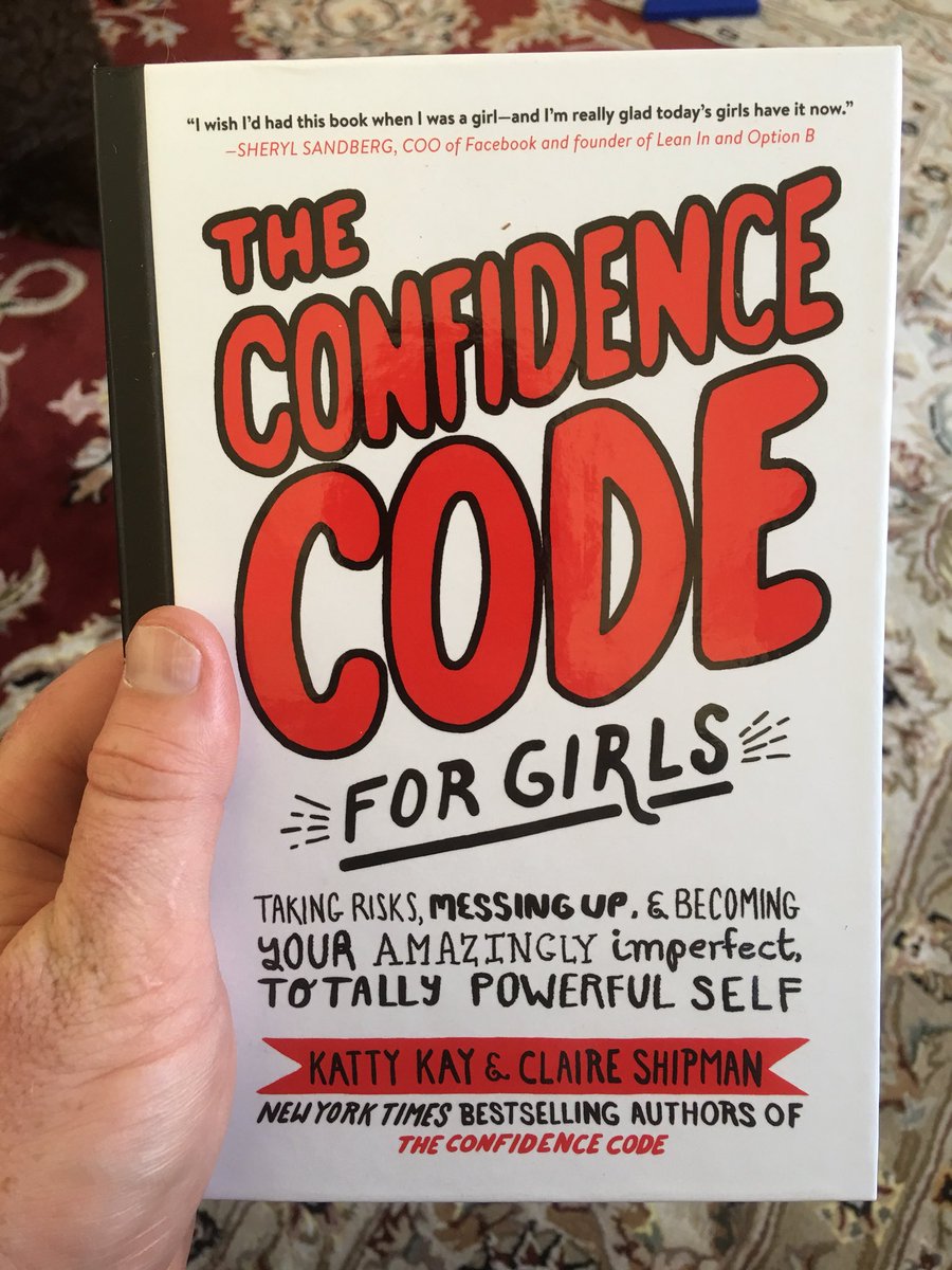 Doylegk's tweet photo. Just bought a copy for both of my nieces, and my daughter #moneywellspent #ConfidencecodeforGirls #strongwomen https://t.co/0mLjcn6A3o