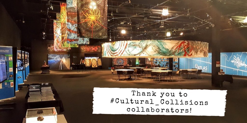 llimcole's tweet image. #Cultural_Collisions explores #ParticlePhysics #Astrophysics #Art with @IDIOntario @OntScienceCtr @ArtatCMS @uoftphysics @CMSexperiment @ATLASexperiment @Perimeter @LIGO @yorkuniversity @CanLightSource @AVRevolution @OCAD #Muographers #BrigitteTessier #conCERNed CREATING TOGETHER