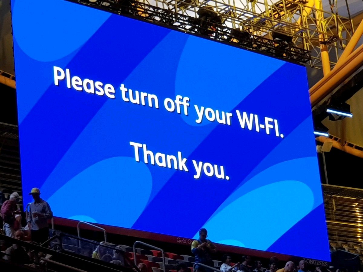 Anyone know why people were told to turn off their Wifi at the #commenwealthgames would @CiscoANZ be able to advise? I would really hope it wasn't a capacity reason