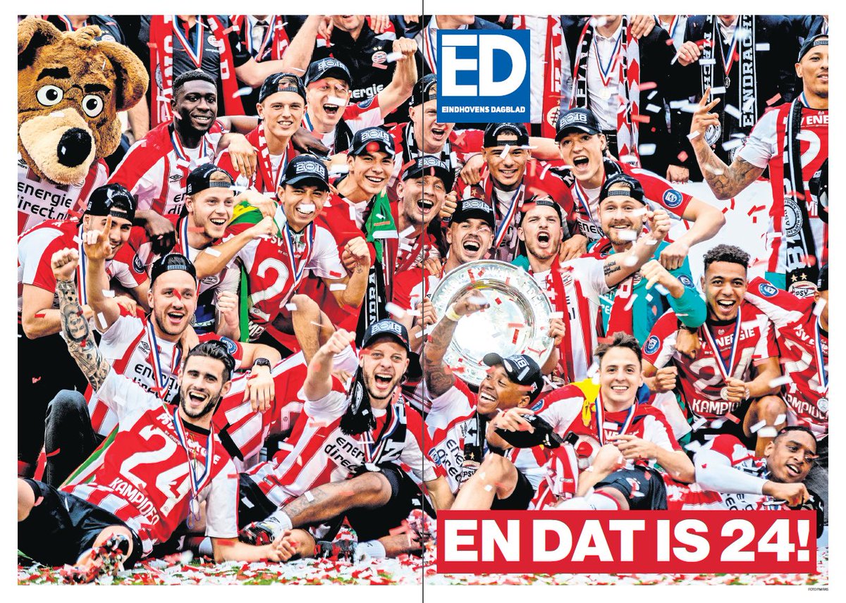 vdMeerTom's tweet photo. Het mooiste aan de papieren krant: soms zit er een schitterend bewaarexemplaar bij. #PSV https://t.co/VA4TjUnX7w