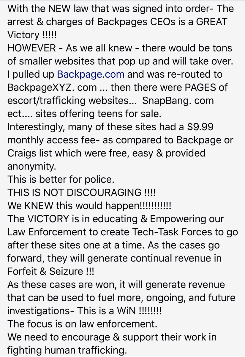 JenSpry's tweet image. YaY!!!!   Now Law Enforcement are Better Equipped to go after buyers &amp;amp; traffickers !!!!!!!!  #humantrafficking #sextrafficking
