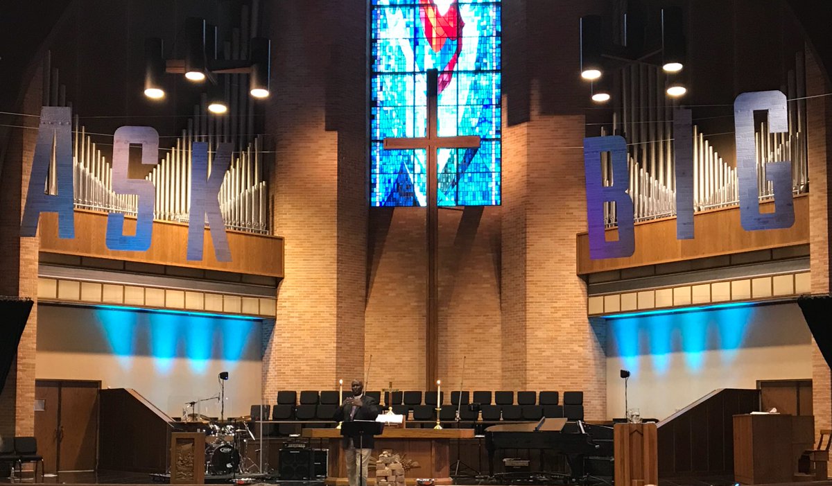 docshancock's tweet image. #blessed to hear the message from Bishop Nathan Amooti today @fumcwaco in our #ASKBig sermon series. We are excited to be sponsoring a child in the Star School...Daniel selected a 14 YO who loves 🏀🏀🏀