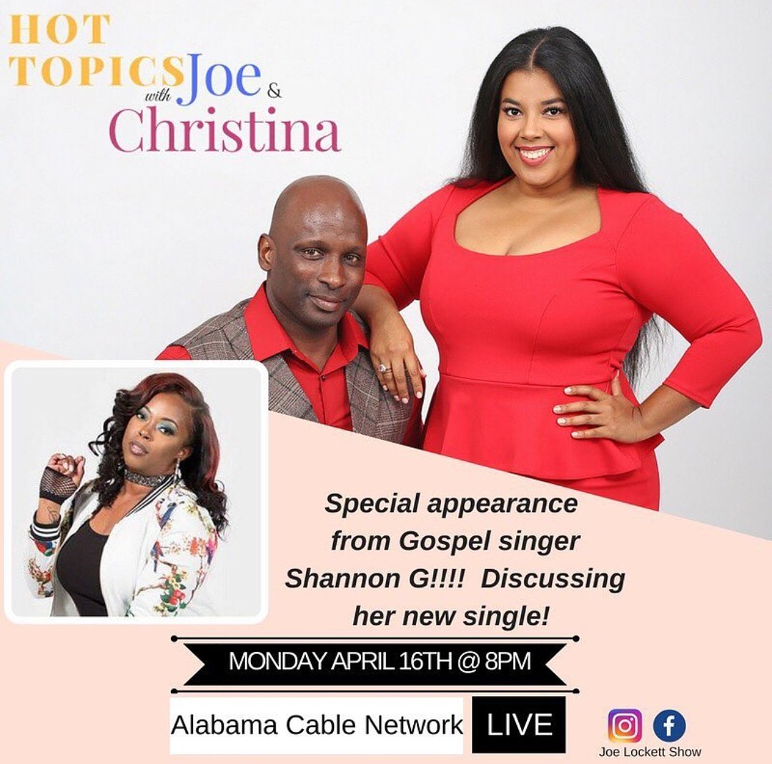 LocketNMediaNet's tweet photo. Gospel singer @officialshannong will be Locked iN with Christina and I on Hot Topics 8 pm cst tomorrow.
Maybe she will teach me how to sing πΆπΌ π€
.
#LockettiNMedia #JLShow #HotTopics #gospel #gospelsinger #makedeamscometrue #changinglivesoneshowatatime #women #GospelMusic https://t.co/P34Hn0GJto