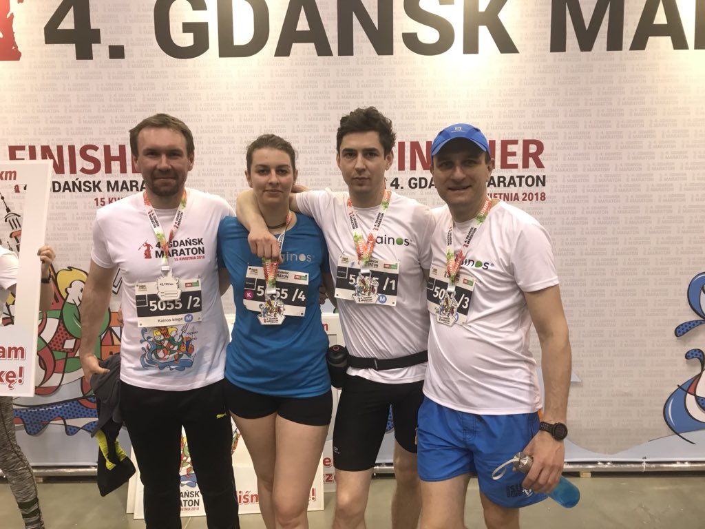 marcinwasilczyk's tweet photo. 25th place for @KainosPolska team at 4. Gdansk Marathon! 8th in Mix category! Thanks for great fun guys! https://t.co/ppk6Y5pawK https://t.co/iHRL9jeYGP
