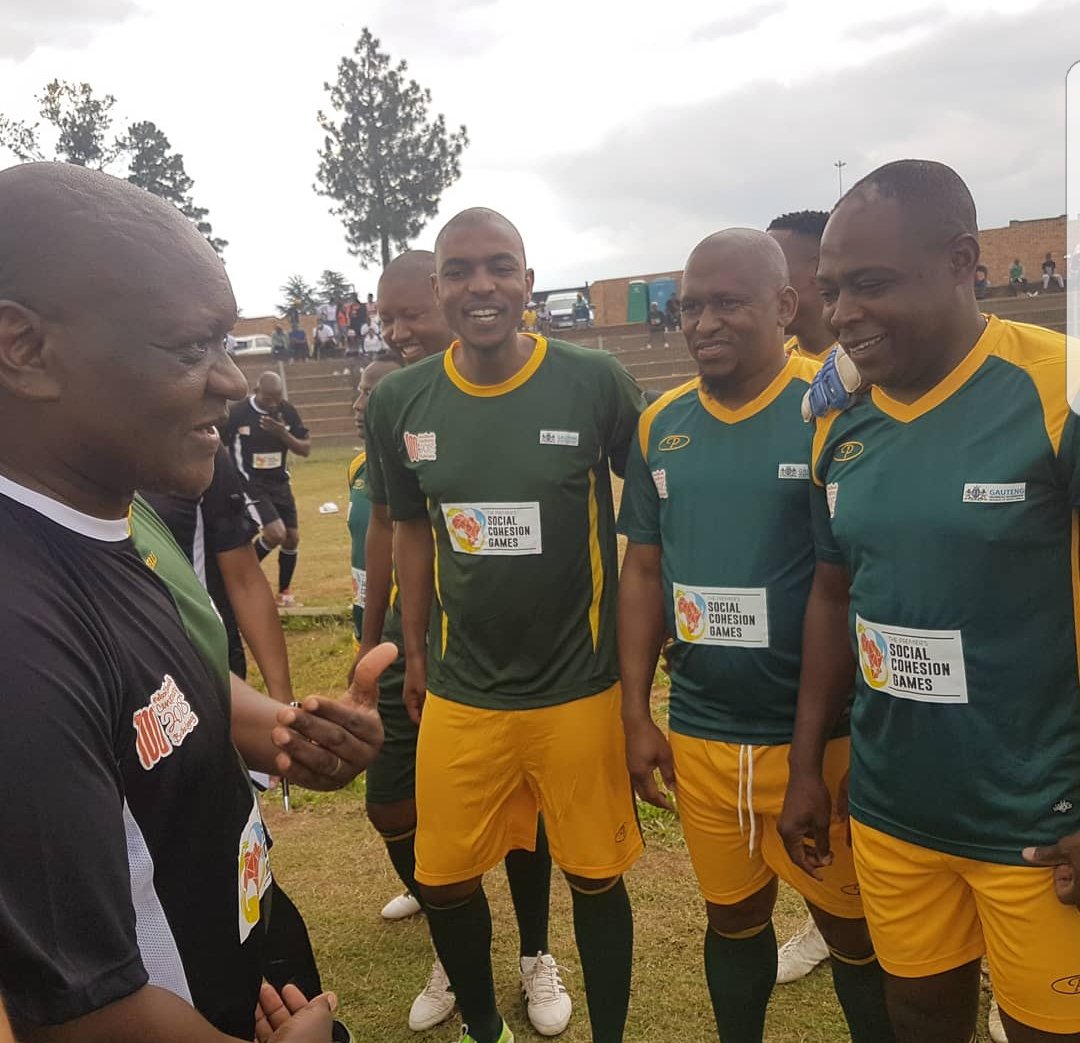 TheBold27's tweet photo. I went out to Randfontein to support the Premier's  #SocialCohesionGames because it promotes unity. No human being is different from another. We are one people #AfricaUnite #PSCG18 #NoExcuse #NoToWomenAbuse #NoToChildAbuse #PMF https://t.co/71RsQTVos7