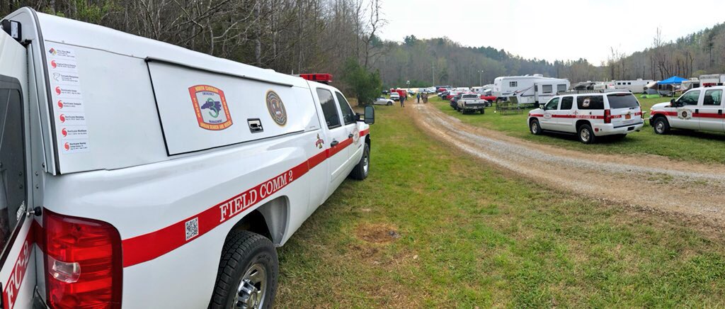 CFD_Alarm's tweet photo. We left Burke County before the crazy weather hit & our FieldComm Team is now back in Charlotte. We had a great weekend of training in the Pisgah National Forest supporting the Western SAR exercise. #FirstDueEverywhere #FieldComm #WNCSAR #NCSAR #COMU https://t.co/uwOmSvrQhQ