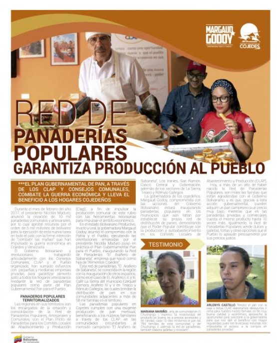 1047FMV's tweet photo. Redes de Panaderías Populares garantiza producción al Pueblo [+Pág-Prensa] – Visionaria Fm… Tu Voz https://t.co/ON9MmOsdo9 via @1047fmv https://t.co/A6zlPkTSh6