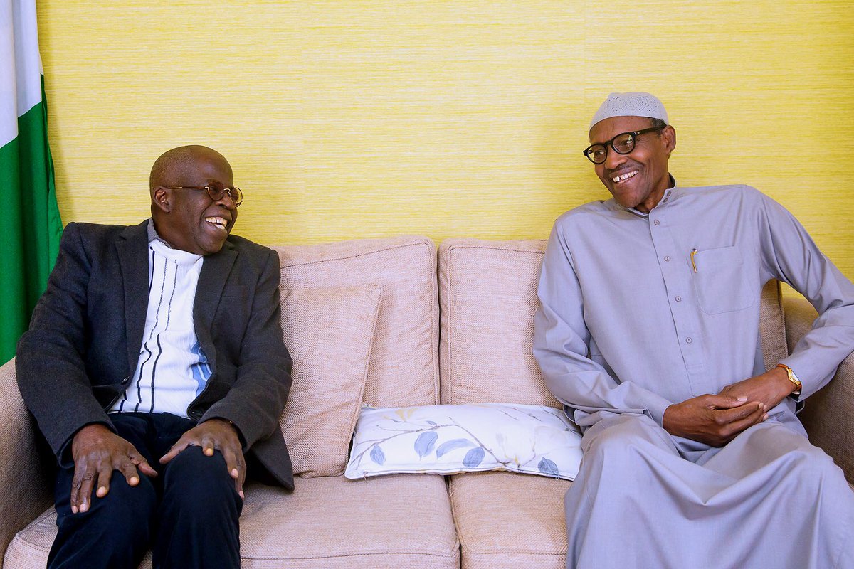 BRAKING NEWS: President Mohammad Buhari and Asiwaju Bola Ahmed Tinubu in London 