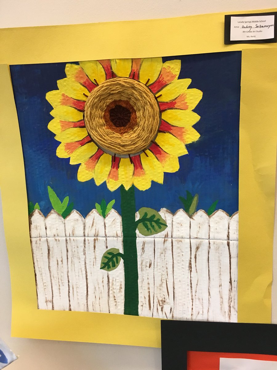 mrskbarsanti's tweet photo. LSMS has some true artistic talent! I just love seeing this side of my kids 💜 #lsmsproud @LaSalleMS https://t.co/cMLhpyruca