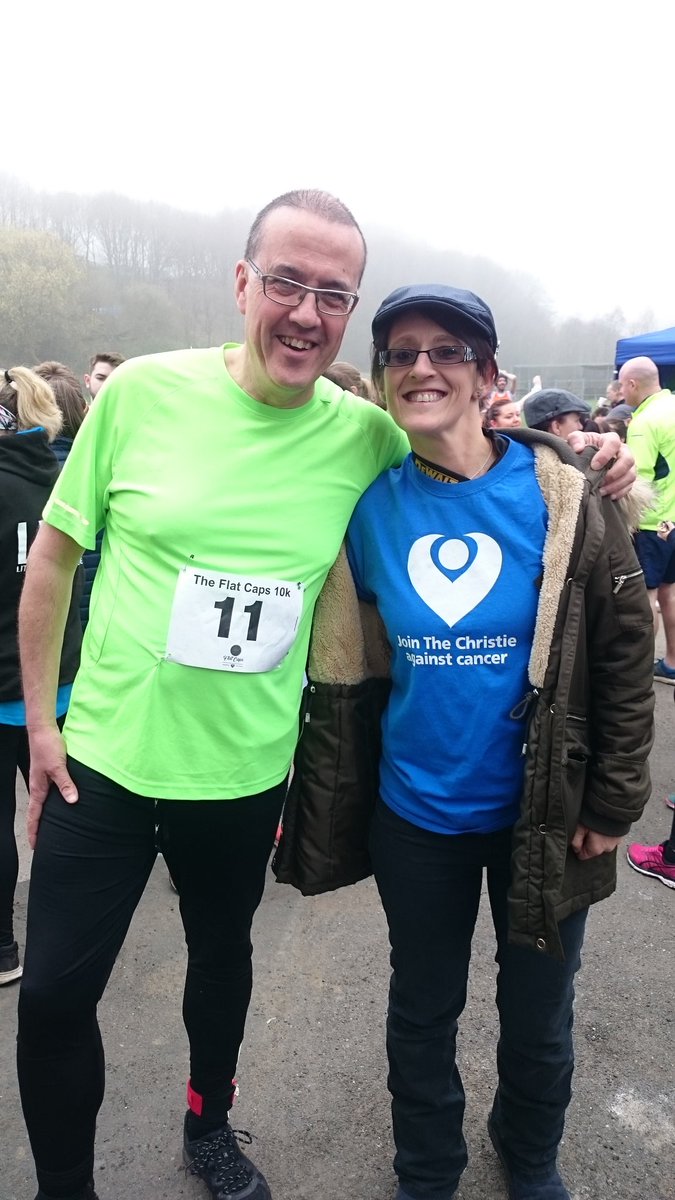 Claireycluckit's tweet photo. Mega proud to be a #flatcapper today, we raised Β£1000 at today's first ever #flatcap10k Well done all, especially my Unc @alanhind xxx https://t.co/FBYBjm8WlQ