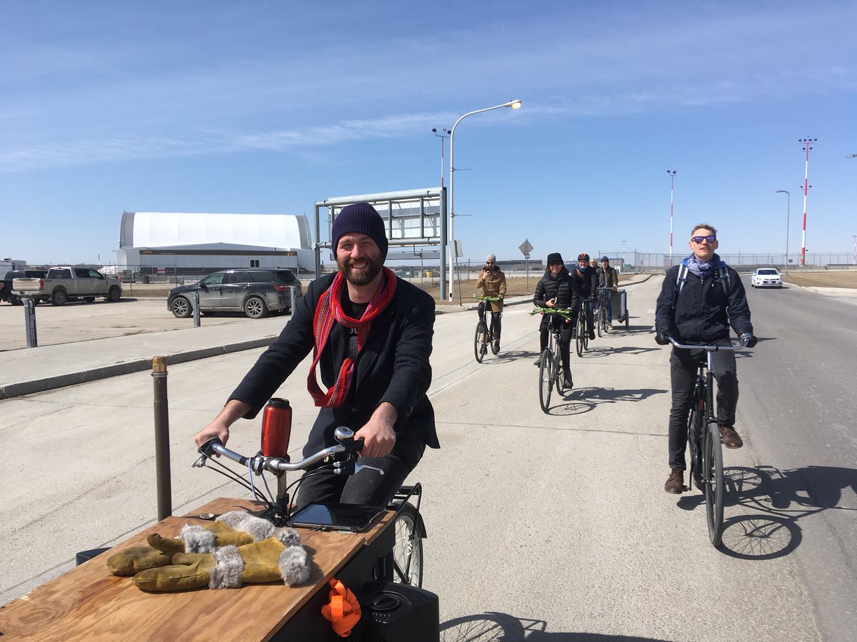 WinnipegTrails's tweet photo. Leaving airport “Nothing tops this welcome!” @JSadikKhan is in Winnipeg and we couldn’t be more happy. https://t.co/AAsQmeJlg7