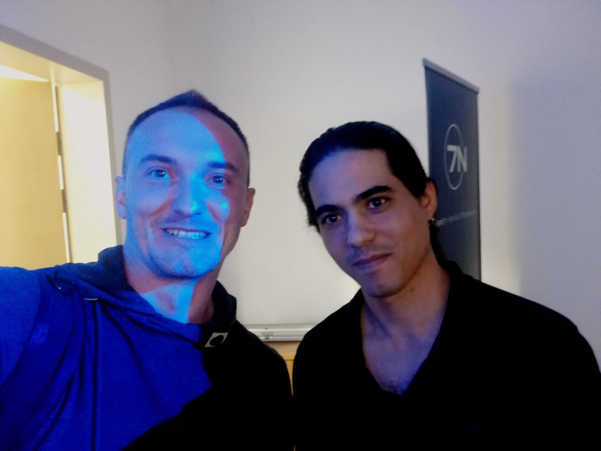 SebekD's tweet image. Today wonderful opportunity to meet Nir personally which I did not miss  :) @nirkaufman #AngularWarsaw
