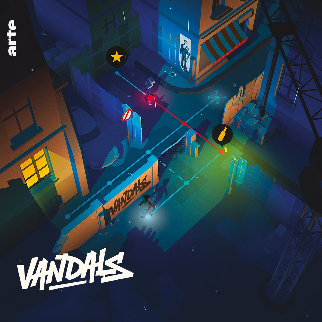 Alors où en êtes-vous dans #VandalsGame ?

Toujours à Paris ou déjà arrivés à Berlin ?
À vous de jouer sur arte.tv/vandals 🖍