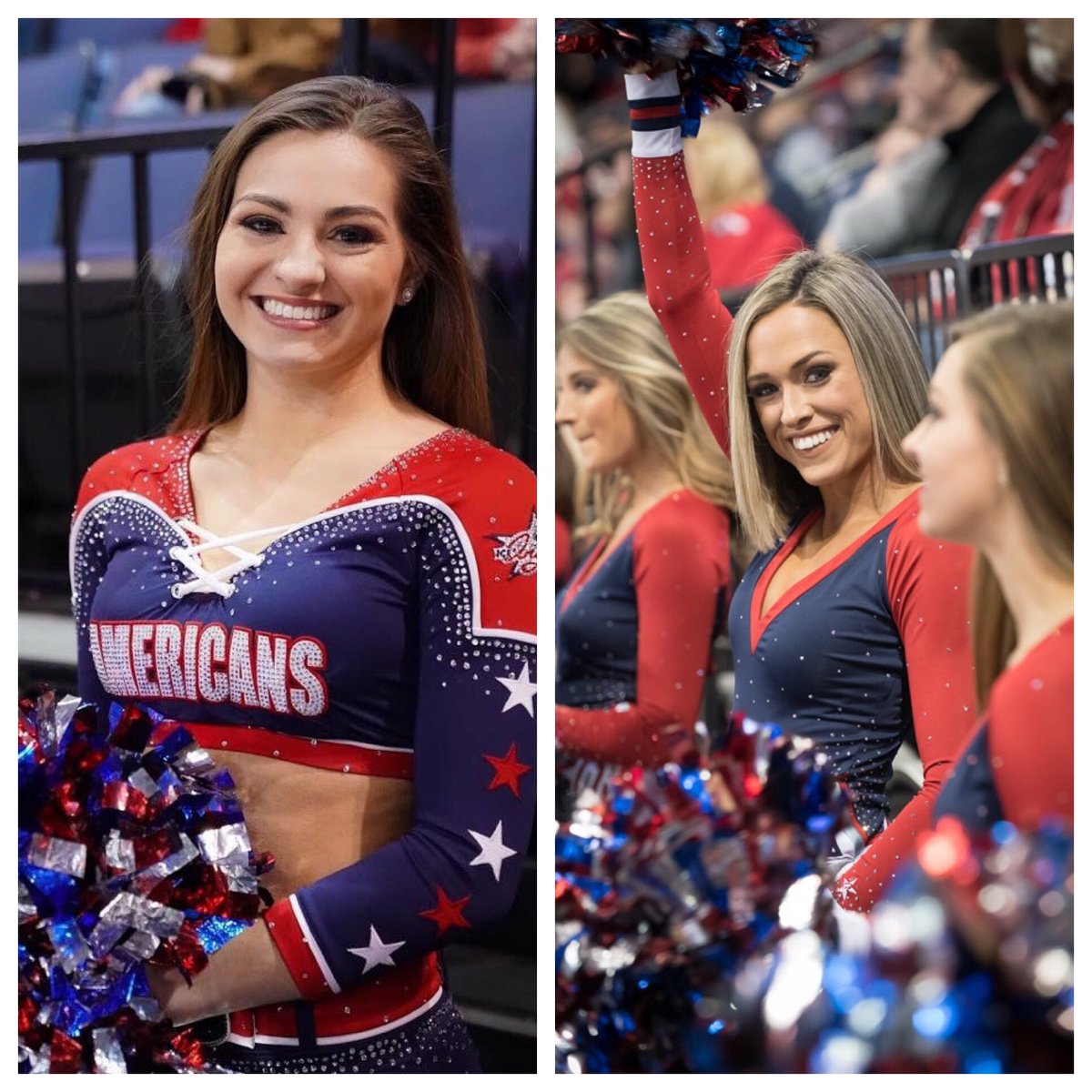 Allen_IceAngels's tweet photo. Happy Birthday to the lovely ladies, 2nd year Vet Audrey &amp; Captain Brittney! 

#AAIA #BirthdayGirls #Twinkies 

Photo on left @Michael_Lark @dalcheerfanatic 
Photo on right @ProDanceCheer https://t.co/fLOCHLpghn