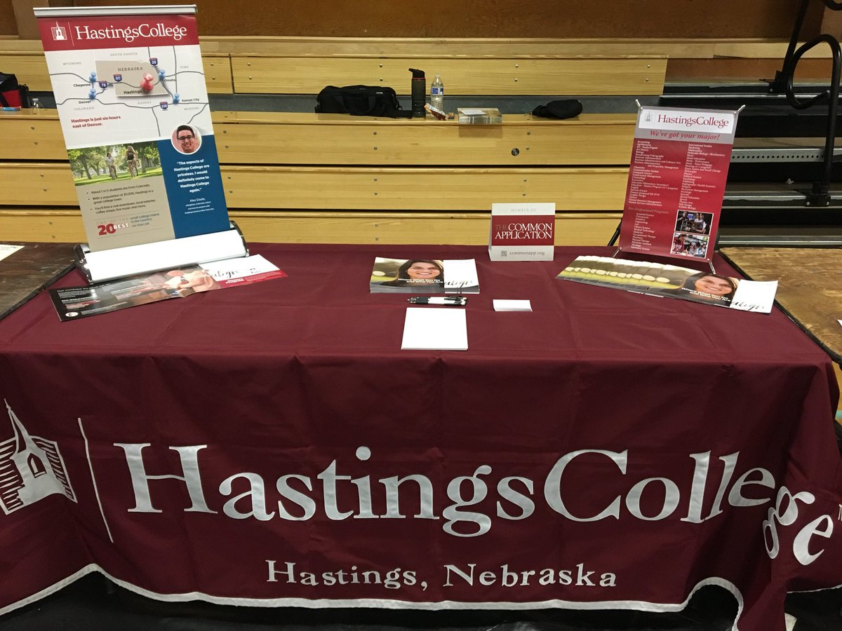 It’s a great day in Colorado to visit with students and their families during the <a href="/RMACAC/">RMACAC</a> Denver spring college fair at Cherry Creek High School. #BeABronco