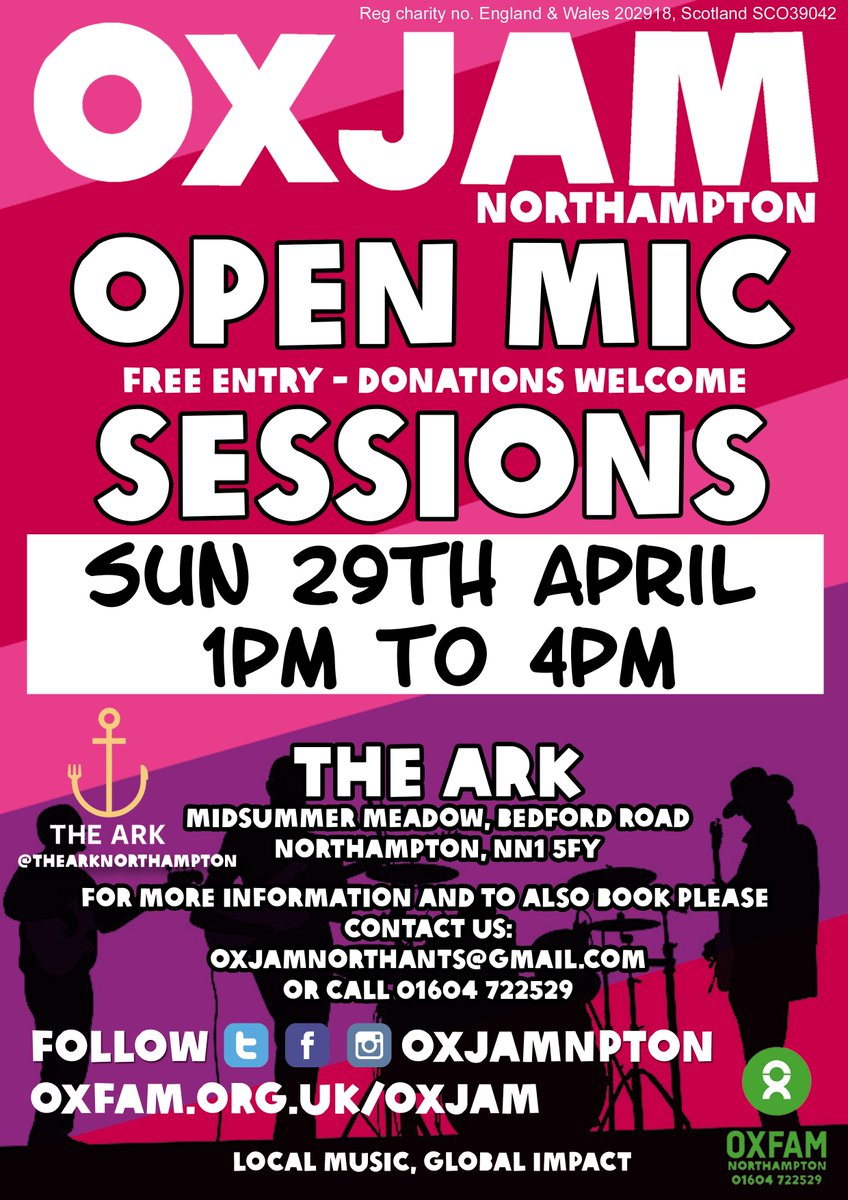 Oxjam Northampton tweet media